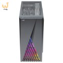 Obudowa AEROCOOL PGS DELTA-A-BK-v1 RGB czarna