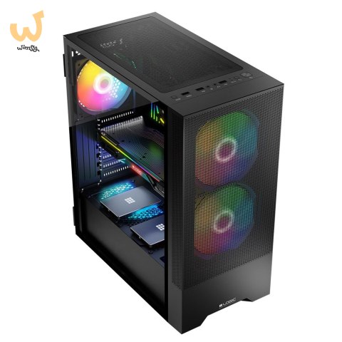 LOGIC OBUDOWA ARYA ARGB MIDI USB 3.0 BLACK LOGIC OBUDOWA ARYA ARGB MIDI USB 3.0 BLACK