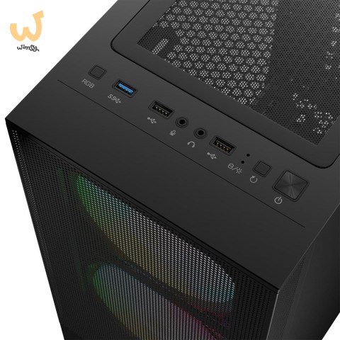 LOGIC OBUDOWA ARYA ARGB MIDI USB 3.0 BLACK LOGIC OBUDOWA ARYA ARGB MIDI USB 3.0 BLACK