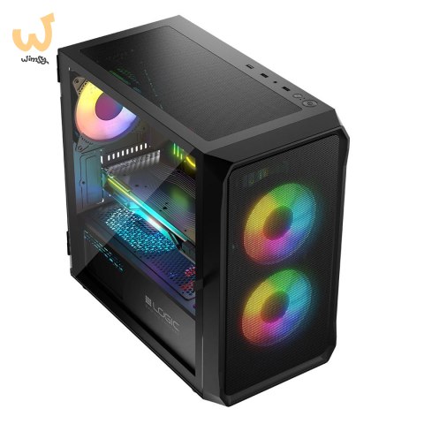 LOGIC OBUDOWA PORTOS ARGB MINI USB 3.0 BLACK LOGIC OBUDOWA PORTOS ARGB MINI USB 3.0 BLACK