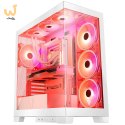 MODECOM OBUDOWA VOLCNO SPACE APEX ARGB MIDI WHITE