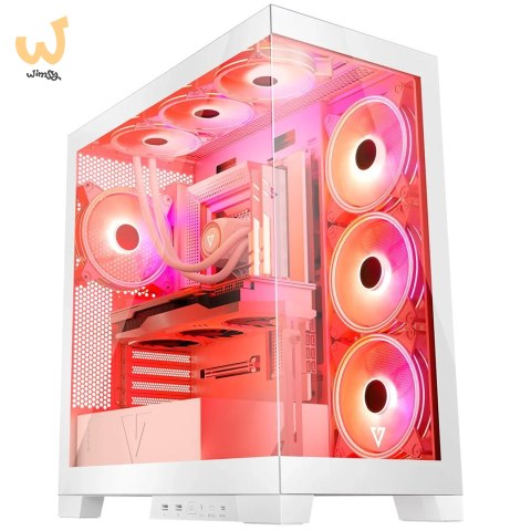 MODECOM OBUDOWA VOLCNO SPACE APEX ARGB MIDI WHITE