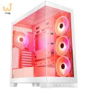 MODECOM OBUDOWA VOLCNO SPACE APEX ARGB MIDI WHITE