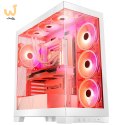 MODECOM OBUDOWA VOLCNO SPACE APEX ARGB MIDI WHITE