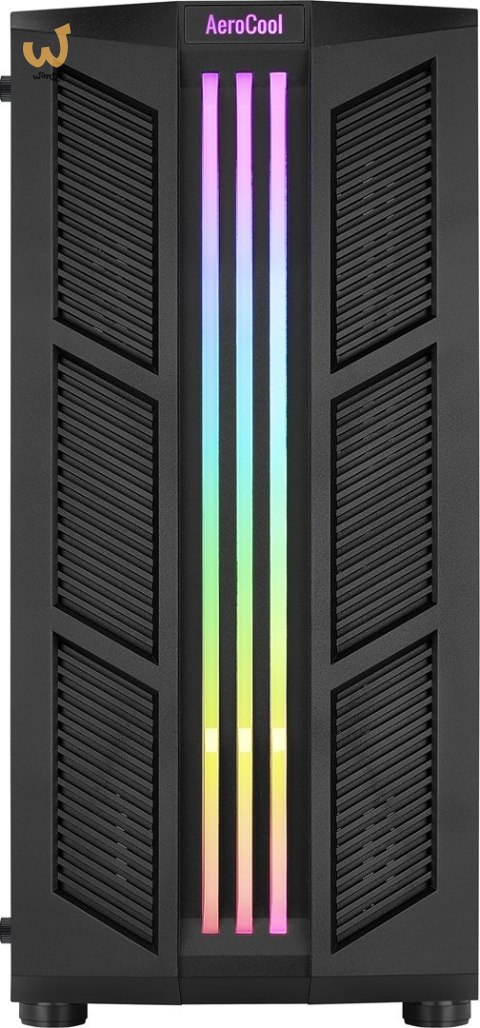 OBUDOWA AEROCOOL PGS PRIME-G-BK-v1 RGB czarna OBUDOWA AEROCOOL PGS PRIME-G-BK-v1 RGB czarna