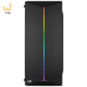 Obudowa Aerocool PGS SPLIT A AEROPGSSPLIT-A-BKRGB (ATX, Micro ATX, Mini ITX; kolor czarny)