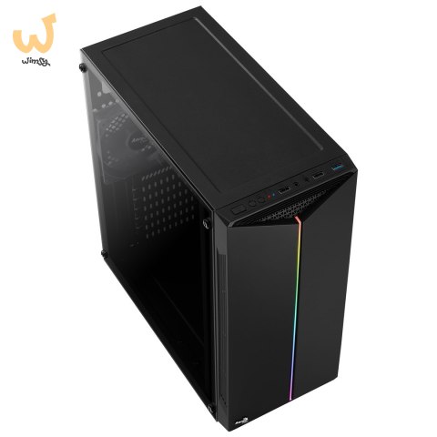Obudowa Aerocool PGS SPLIT A AEROPGSSPLIT-A-BKRGB (ATX, Micro ATX, Mini ITX; kolor czarny) Obudowa Aerocool PGS SPLIT A AEROPGSSPLIT-A-BKRGB (ATX, Micro ATX, Mini ITX; kolor czarny)