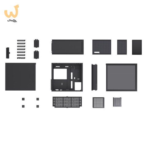 Jonsbo D41 MESH Screen ATX Tempered Glass - black Jonsbo D41 MESH Screen ATX Tempered Glass - black