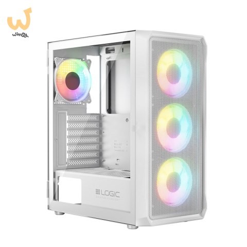 LOGIC OBUDOWA PORTOS ARGB MIDI USB 3.0 WHITE LOGIC OBUDOWA PORTOS ARGB MIDI USB 3.0 WHITE