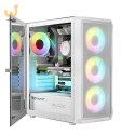 LOGIC OBUDOWA PORTOS ARGB MIDI USB 3.0 WHITE