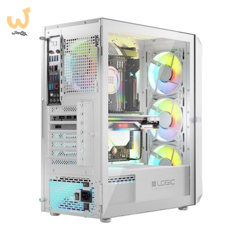 LOGIC OBUDOWA PORTOS ARGB MIDI USB 3.0 WHITE LOGIC OBUDOWA PORTOS ARGB MIDI USB 3.0 WHITE