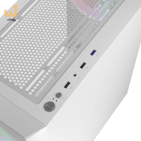 LOGIC OBUDOWA PORTOS ARGB MIDI USB 3.0 WHITE LOGIC OBUDOWA PORTOS ARGB MIDI USB 3.0 WHITE