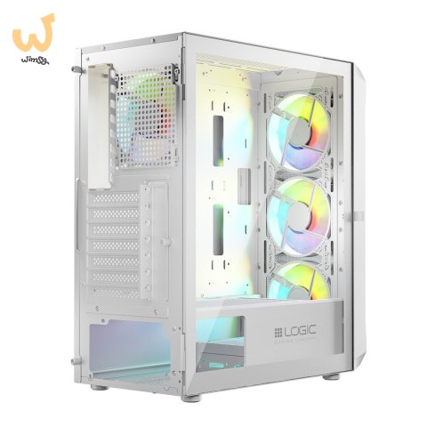 LOGIC OBUDOWA PORTOS ARGB MIDI USB 3.0 WHITE LOGIC OBUDOWA PORTOS ARGB MIDI USB 3.0 WHITE