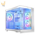 MODECOM OBUDOWA VOLCNO PANORAMA APEX ARGB 3F MIDI WHITE