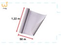 Folia rolka samoprzylepna okleina tapeta dąb srebrno-szary 1,22x50m