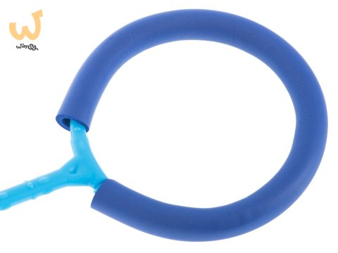 Hula hop na nogę skakanka piłka świecąca LED niebieska Hula hop na nogę skakanka piłka świecąca LED niebieska