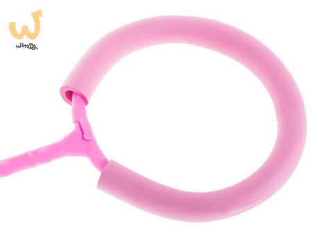 Hula hop na nogę skakanka piłka świecąca LED różowa Hula hop na nogę skakanka piłka świecąca LED różowa