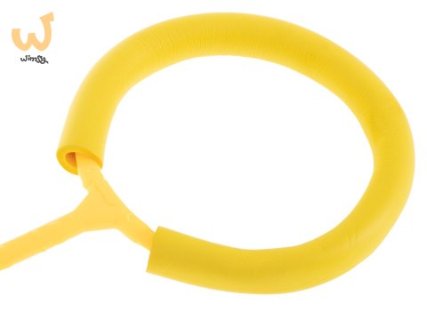Hula hop na nogę skakanka piłka świecąca LED żółta Hula hop na nogę skakanka piłka świecąca LED żółta