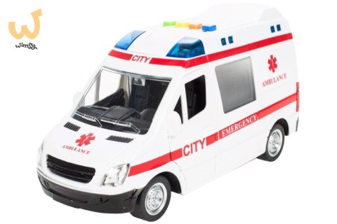 Karetka ambulans z dźwiękiem napędem 1:16 Karetka ambulans z dźwiękiem napędem 1:16