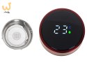 Kubek bidon termiczny termos smart LED 500ml bordowy