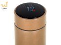 Kubek bidon termiczny termos smart LED 500ml złoty