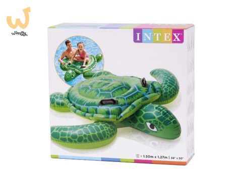 Materac dmuchany do pływania ponton dla dzieci z uchwytami żółw 150cm 3+ INTEX Materac dmuchany do pływania ponton dla dzieci z uchwytami żółw 150cm 3+ INTEX