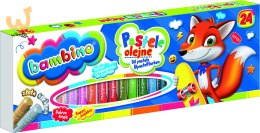 Pastele olejne kredki pastelowe Bambino 24 kolory
