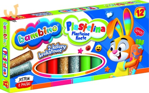 Plastelina Bambino 12 kolorów Plastelina Bambino 12 kolorów