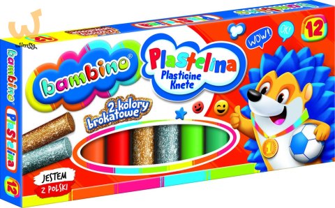 Plastelina Bambino 12 kolorów Plastelina Bambino 12 kolorów