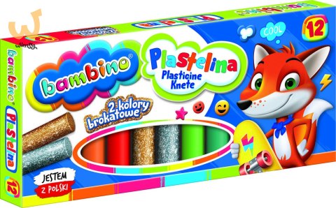Plastelina Bambino 12 kolorów Plastelina Bambino 12 kolorów