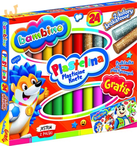 Plastelina Bambino 24 kolory Plastelina Bambino 24 kolory