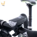 RALLEX Lampka rowerowa LED zestaw tył-przód na rower kierownicę USB