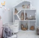 Regał na książki dla dzieci półka domek na zabawki 2w1 LULILO CALLA 116cm XXL