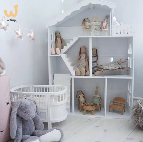Regał na książki dla dzieci półka domek na zabawki 2w1 LULILO CALLA 116cm XXL Regał na książki dla dzieci półka domek na zabawki 2w1 LULILO CALLA 116cm XXL