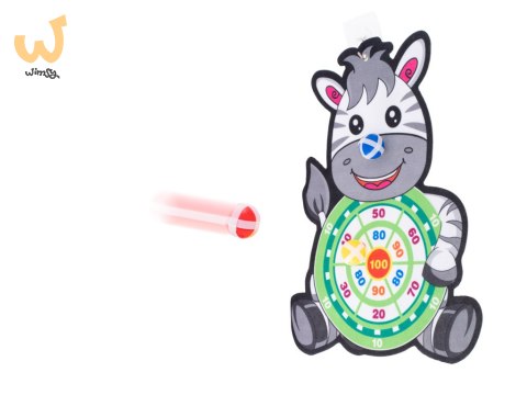 Tarcza Dart z rzutkami piłkami na rzep zebra Tarcza Dart z rzutkami piłkami na rzep zebra