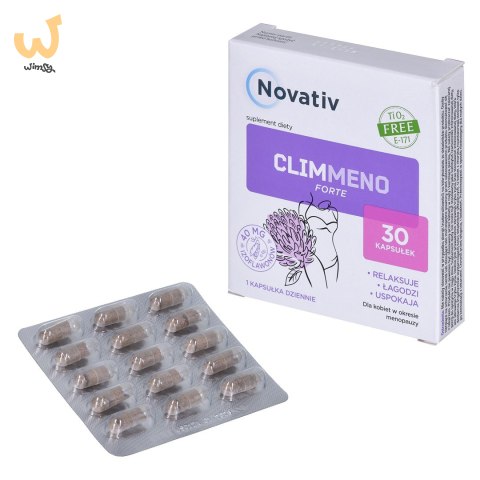 Novativ ClimMeno Forte 30 kapsułek Novativ ClimMeno Forte 30 kapsułek