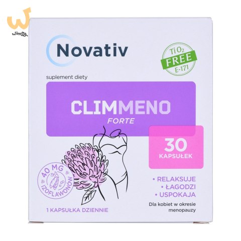 Novativ ClimMeno Forte 30 kapsułek Novativ ClimMeno Forte 30 kapsułek