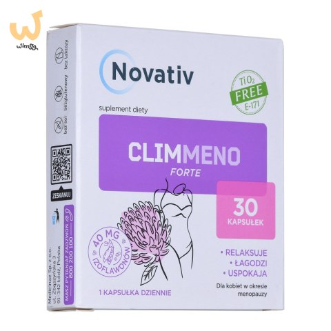 Novativ ClimMeno Forte 30 kapsułek Novativ ClimMeno Forte 30 kapsułek