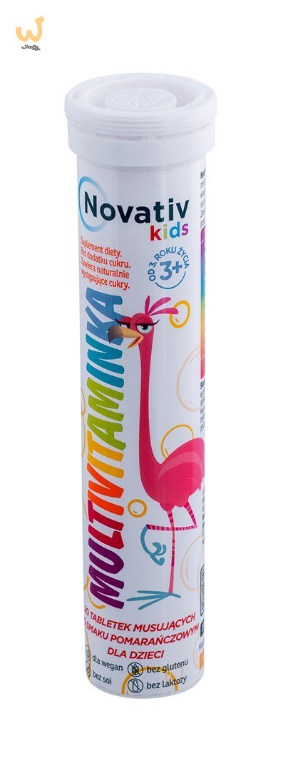 Novativ Kids Multivitaminka dka dzieci 20 tabl.