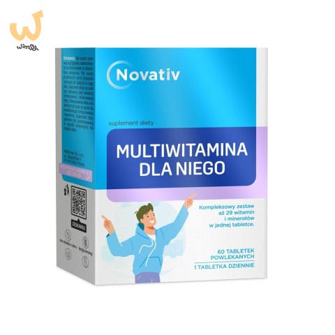 Novativ Multiwitamina dla Niego 60 tabletek powlekanych