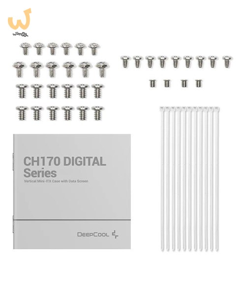 Obudowa DeepCool CH170 DIGITAL WH Obudowa DeepCool CH170 DIGITAL WH