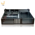 TECHLY KOMPAKTOWA OBUDOWA PC ATX RACKOWA 19 CALI 2U CZARNA I-CASE IPC-240L