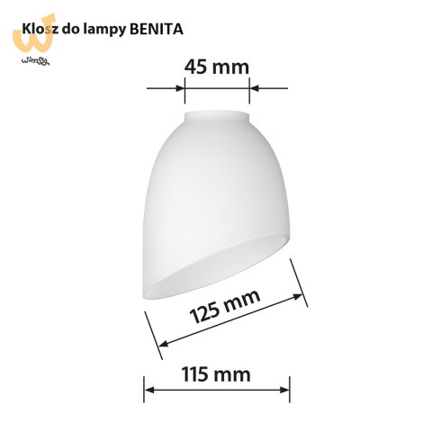 Klosz do lampy BENITA Klosz do lampy BENITA