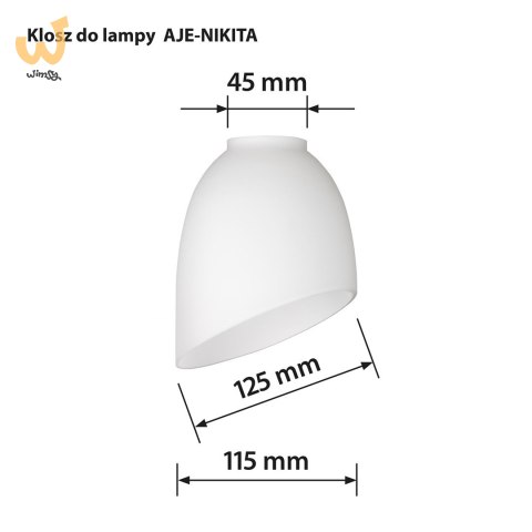 Klosz do lampy NIKITA Klosz do lampy NIKITA