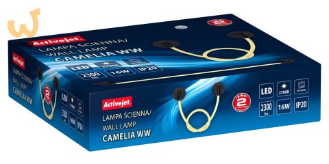 Lampa ścienna LED Activejet AJE-AJE-CAMELIA WW Lampa ścienna LED Activejet AJE-AJE-CAMELIA WW