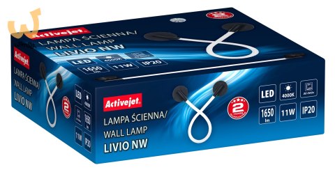 Lampa ścienna LED Activejet AJE-AJE-LIVIO NW Lampa ścienna LED Activejet AJE-AJE-LIVIO NW