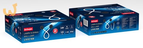 Lampa ścienna LED Activejet AJE-AJE-LIVIO NW Lampa ścienna LED Activejet AJE-AJE-LIVIO NW