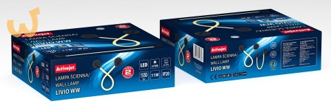 Lampa ścienna LED Activejet AJE-AJE-LIVIO WW Lampa ścienna LED Activejet AJE-AJE-LIVIO WW