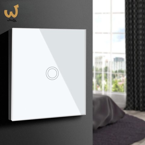 MACLEAN DOTYKOWY WŁĄCZNIK ŚWIATŁA, POJEDYŃCZY, SZKLANY, BIAŁY Z OKRĄGŁYM PRZYCISKIEM WYMIARY 86X86MM MCE702W MACLEAN DOTYKOWY WŁĄCZNIK ŚWIATŁA, POJEDYŃCZY, SZKLANY, BIAŁY Z OKRĄGŁYM PRZYCISKIEM WYMIARY 86X86MM MCE702W