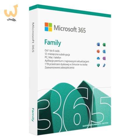 Microsoft 365 Family Polish EuroZone Subscr Microsoft 365 Family Polish EuroZone Subscr